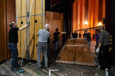 Installata l´attesa camera acustica al Teatro Comunale di Sassari