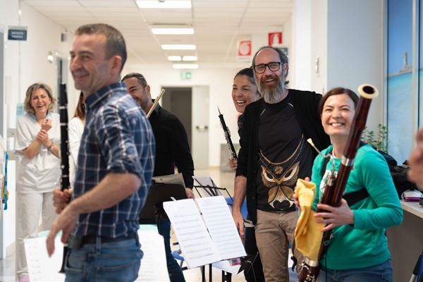La Musica in corsia, foto Elisa Casula
