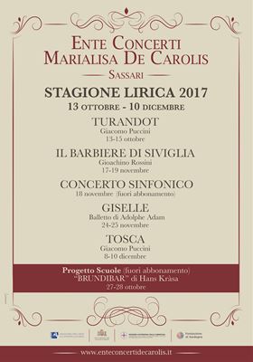 Stagione lirica 2017, presentato il cartellone