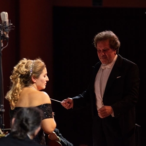 Concerto lirico-sinfonico (2022) : Maria Grazia Schiavo e il Maestro Stefano Ranzani - foto: Elisa Casula