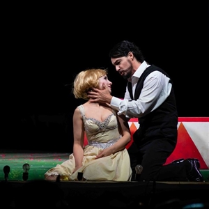 Pagliacci (2023) : Angela Nisi (Nedda) Gabriele Nani (Silvio) - foto: Elisa Casula