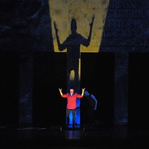 Don Giovanni (2015) : La Statua del Commendatore parla con Don Giovanni - foto: Sebastiano Piras