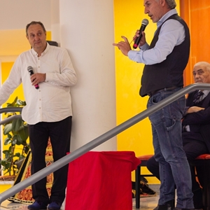 Alberto Gazale e Ognian Draganov alla presentazione di Don Carlo - foto: Roberta Marceddu