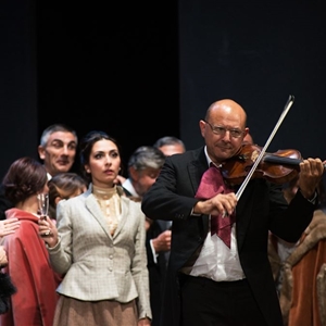 Il cappello di paglia di Firenze (2019) : Arriva Minardi (il violinista Mauel Dammicco)! - foto: Elisa Casula