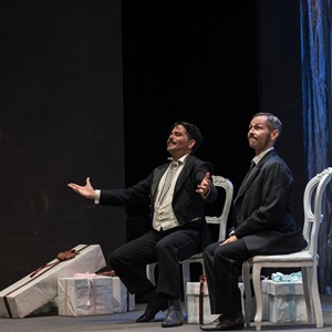 Il cappello di paglia di Firenze (2019) : Fadinard (Mauro Secci) e lo zio - foto: Elisa Casula