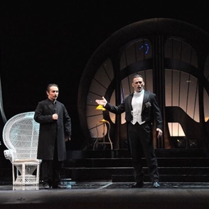 Adriana Lecouvreur (2014) : Il principe e l´abate organizzano la trappola - foto: Sebastiano Piras