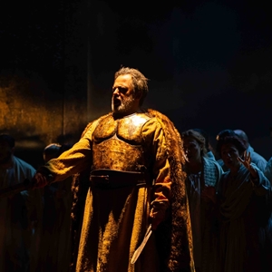 Marco Caria in una scena del Nabucco al Comunale di Sassari